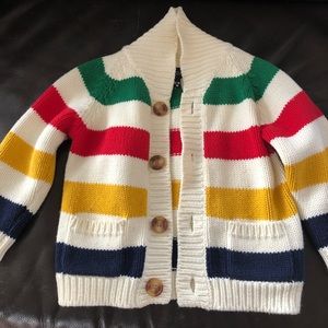Photo-worthy Hudson’s Bay Cardigan Sweater (EUC; size: 12-18mons)